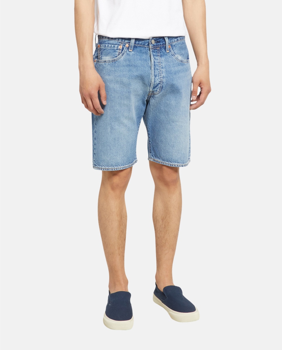 Bermudas de Ganga 501® Original de Algodão Azul-2