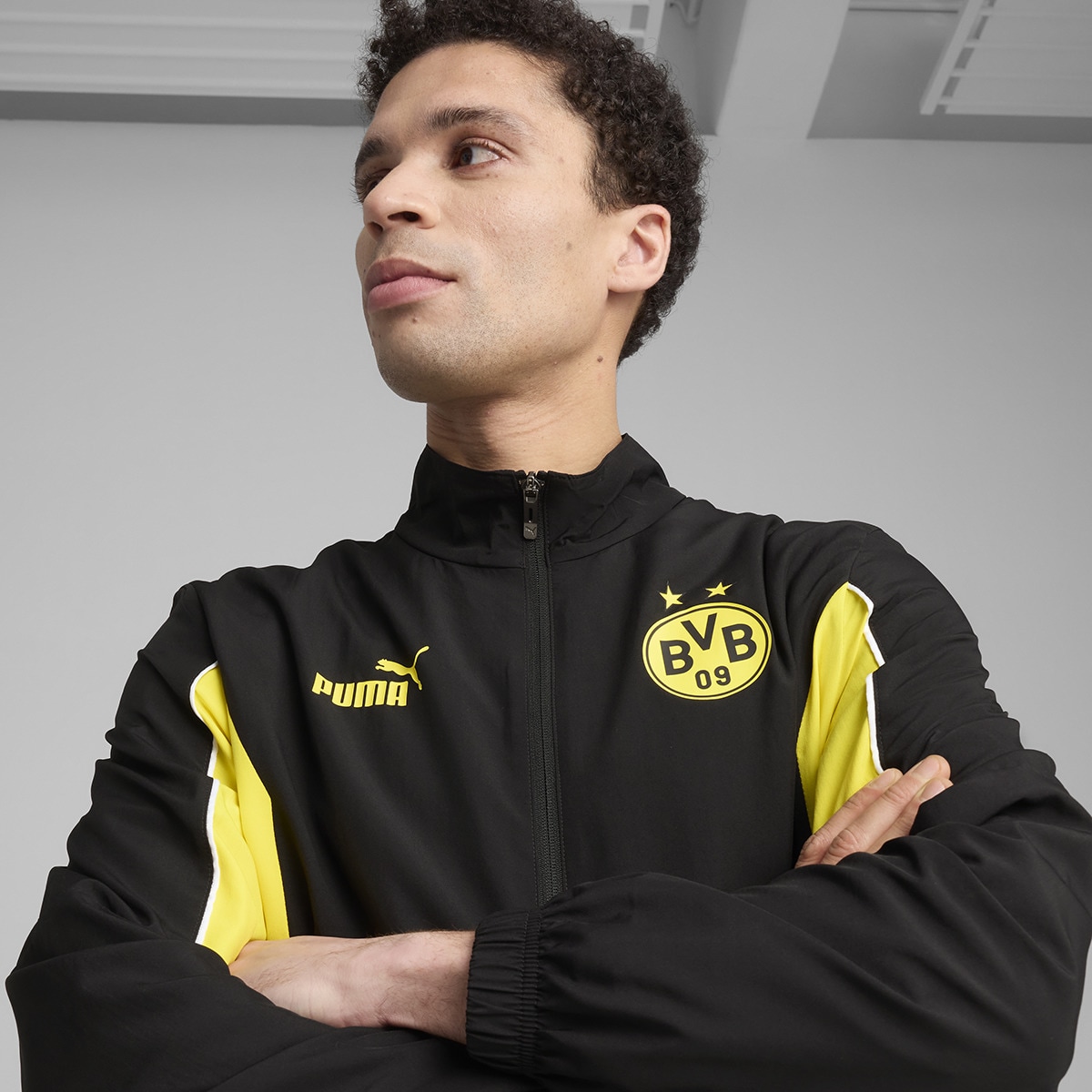 Casaco de Homem BVB ftblARCHIVE Jacket Preto-5
