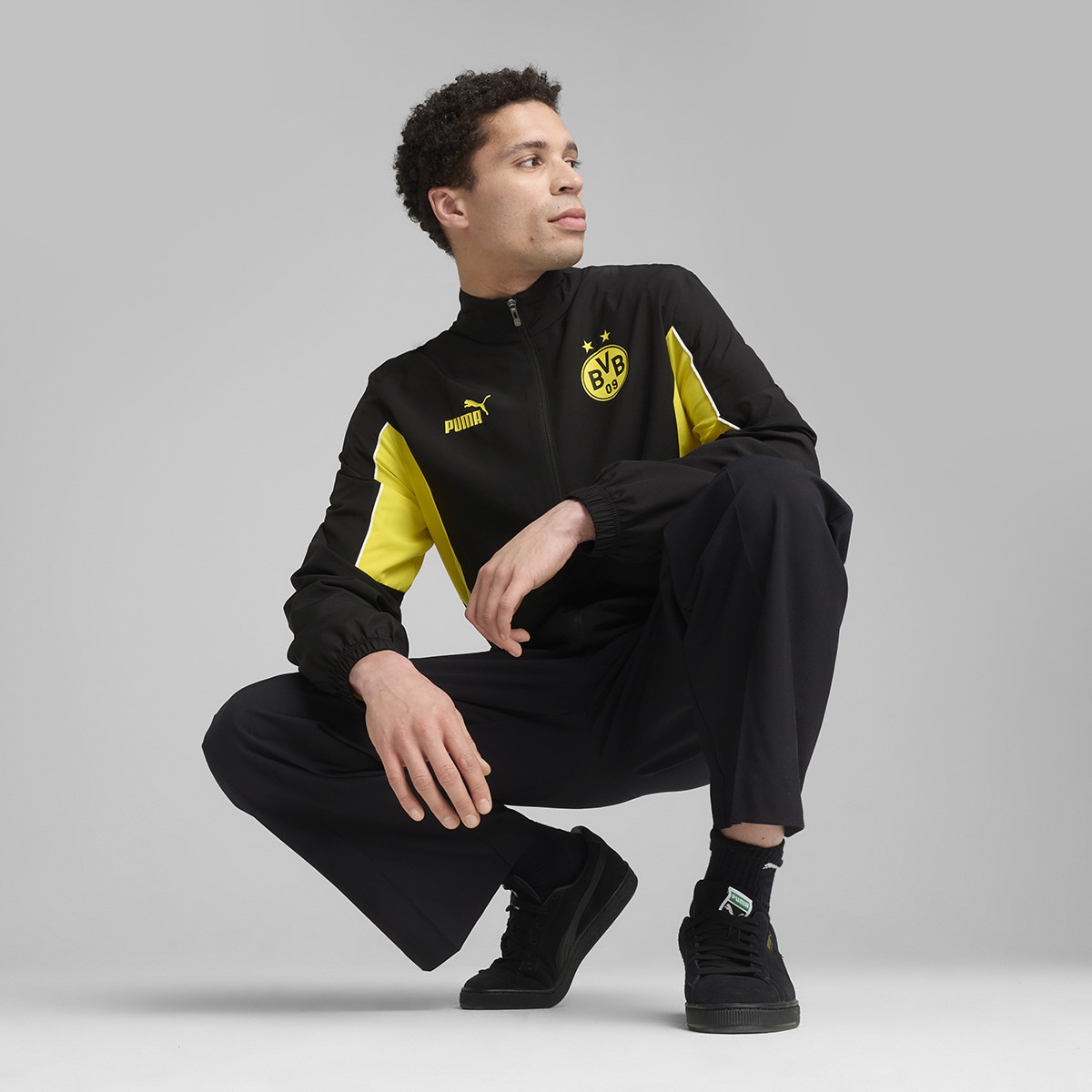 Casaco de Homem BVB ftblARCHIVE Jacket Preto-4