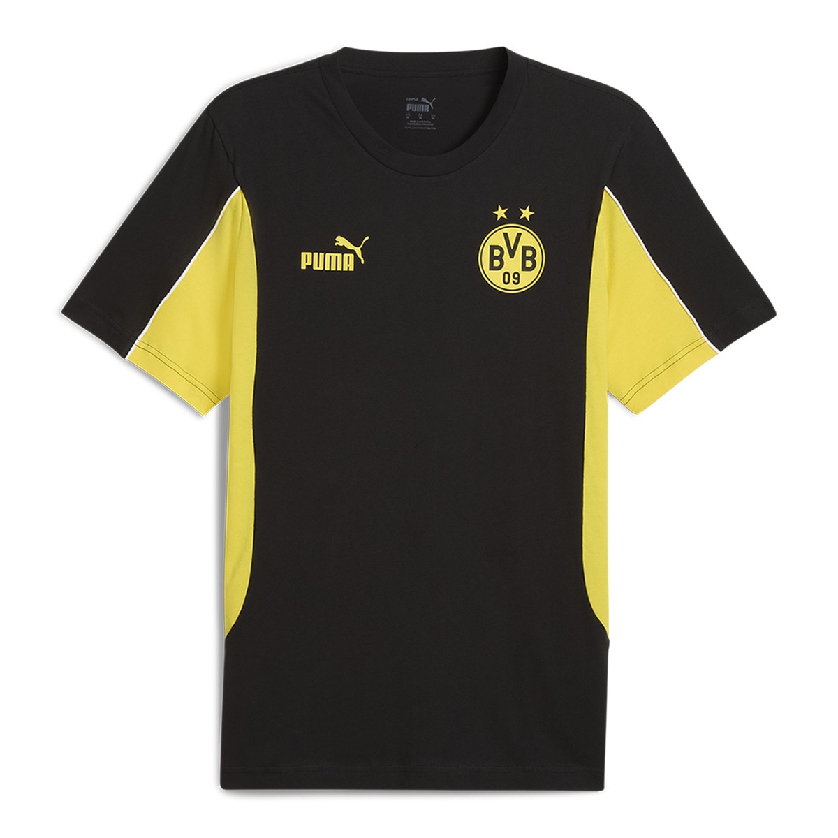 T-shirt de Homem BVB ftblARCHIVE Tee Preto-4