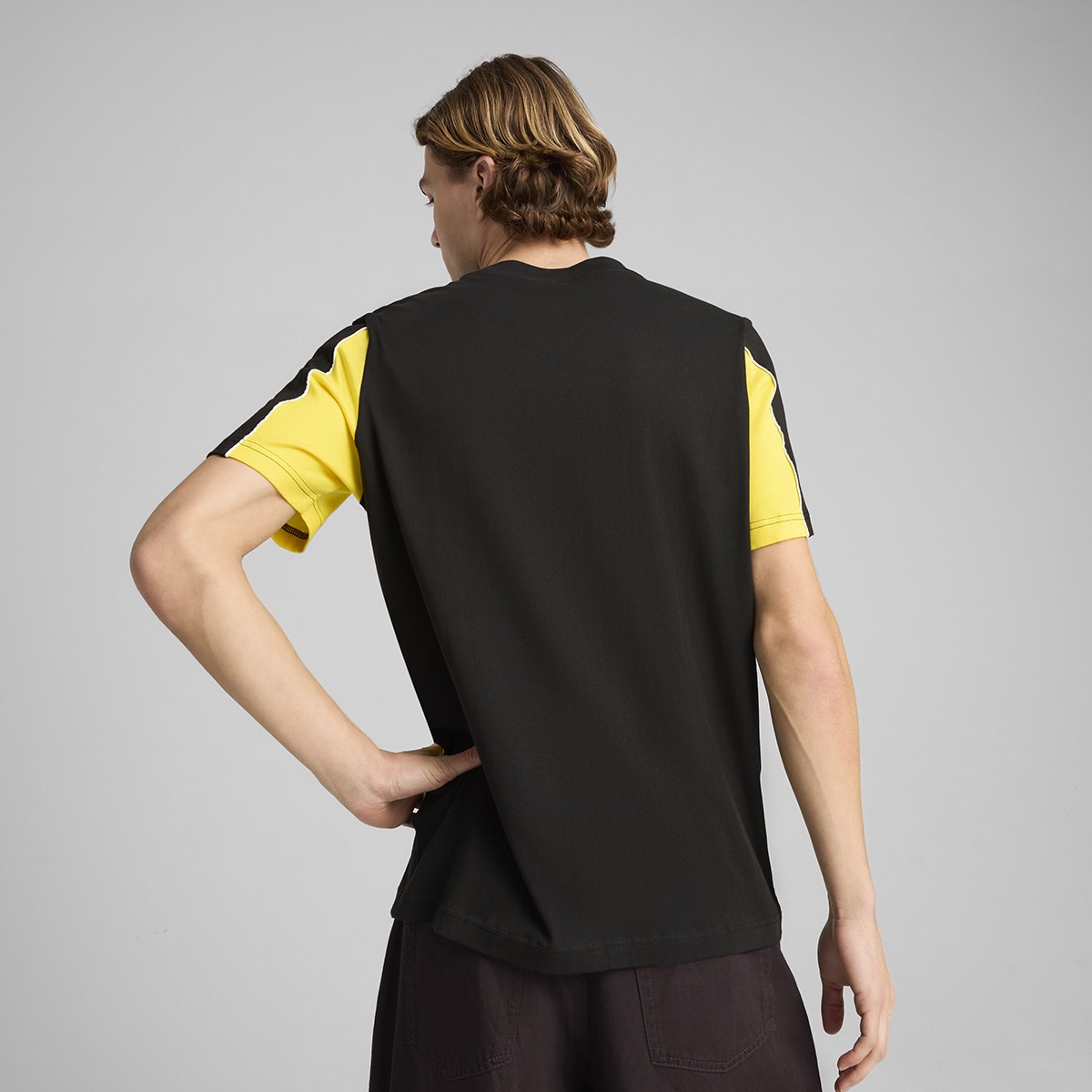 T-shirt de Homem BVB ftblARCHIVE Tee Preto-2