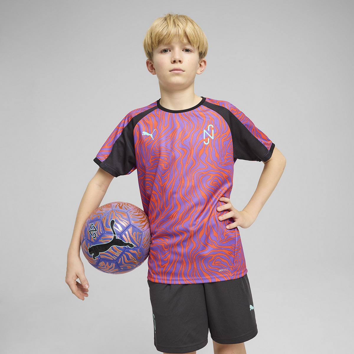 T-shirt de Criança Neymar JR Creativity Jersey Jr Roxo-1