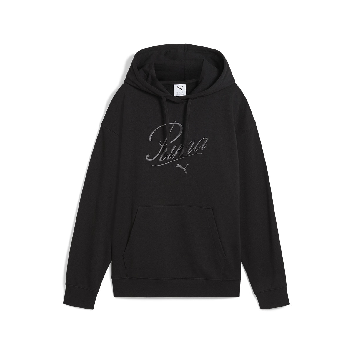 Sweatshirt de Mulher ESS Script Comfort Hoodie TR Preto-6