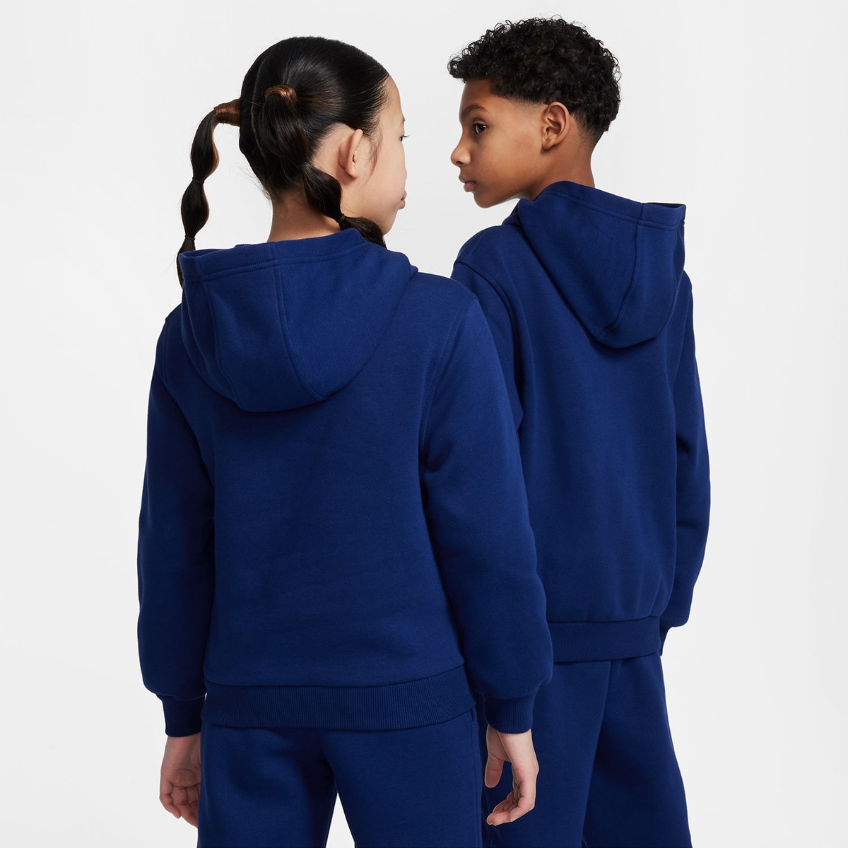 Sweatshirt de Criança Club Fleece Hoody Azul-2