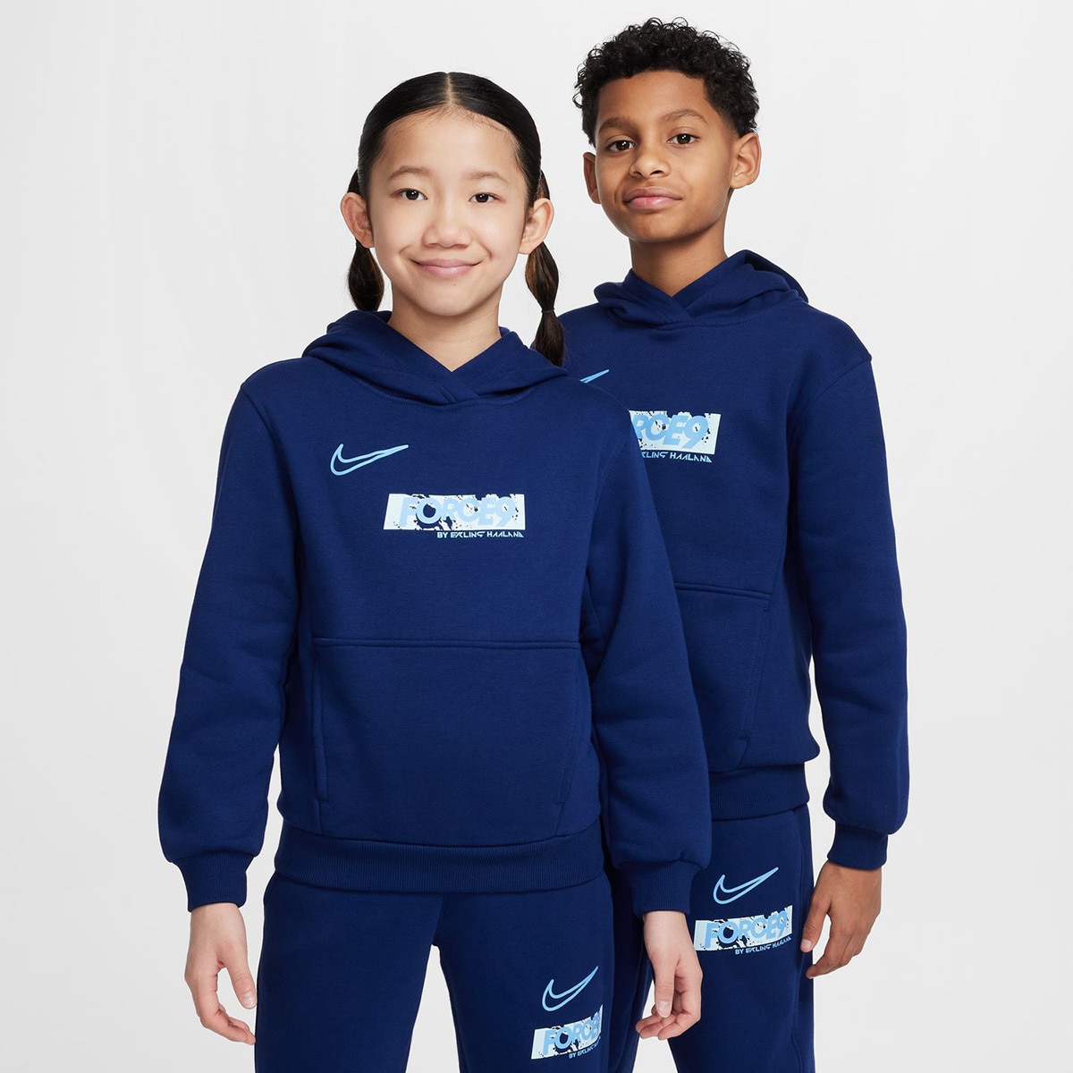 Sweatshirt de Criança Club Fleece Hoody Azul-1