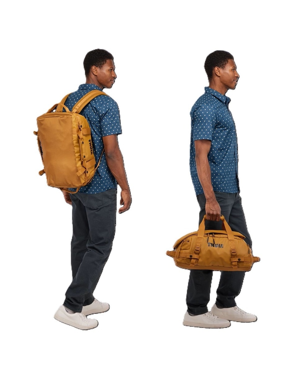 Mala de Viagem de Lona Thule Chasm 30L Castanho / Dourado-4