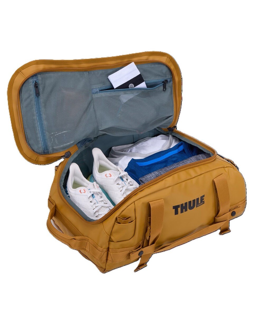 Mala de Viagem de Lona Thule Chasm 30L Castanho / Dourado-3