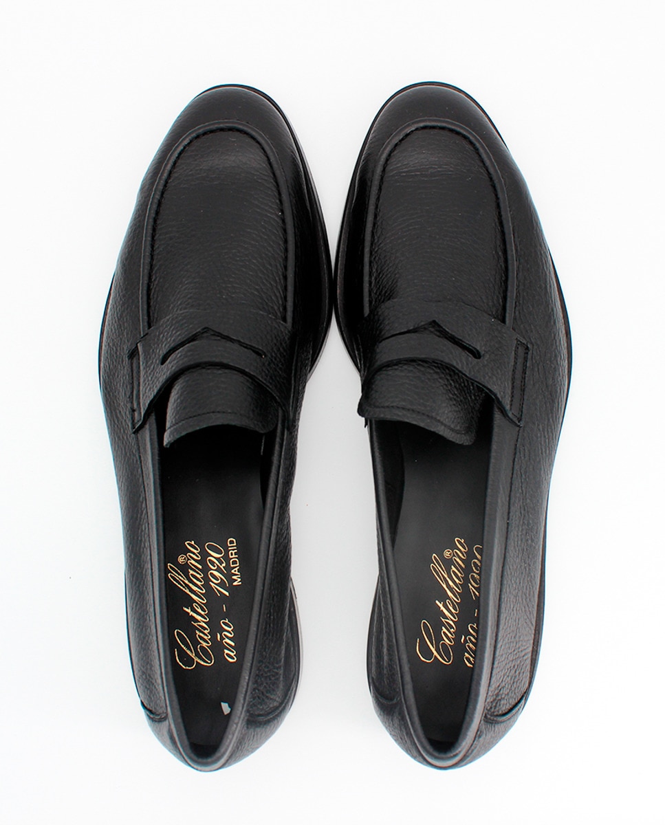 Mocassins em Croute com Sola de Borracha Preto-5