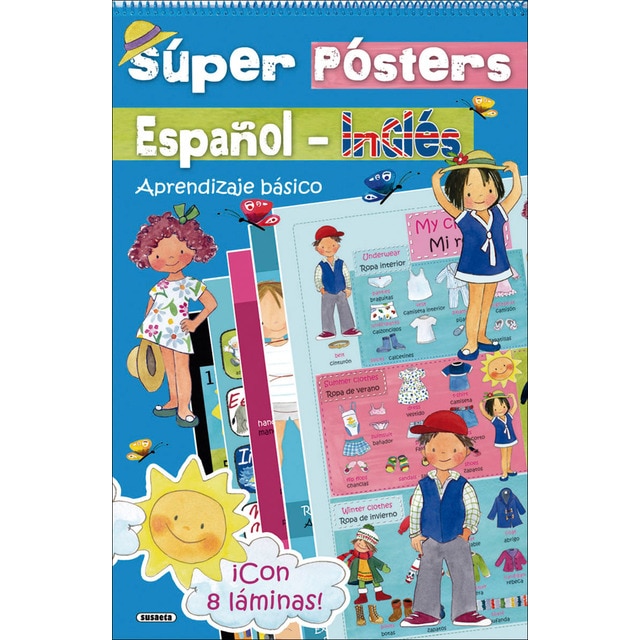 Imagem 0 de Super Pósters Español-Inglés. Aprendizaje básico