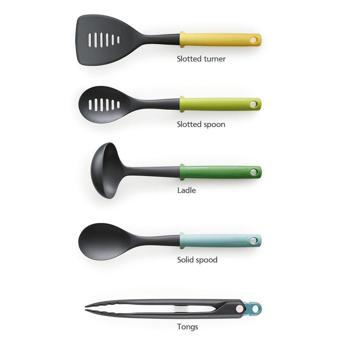 Set de utensilios con 5 piezas Duo Joseph Joseph Multicolor-10