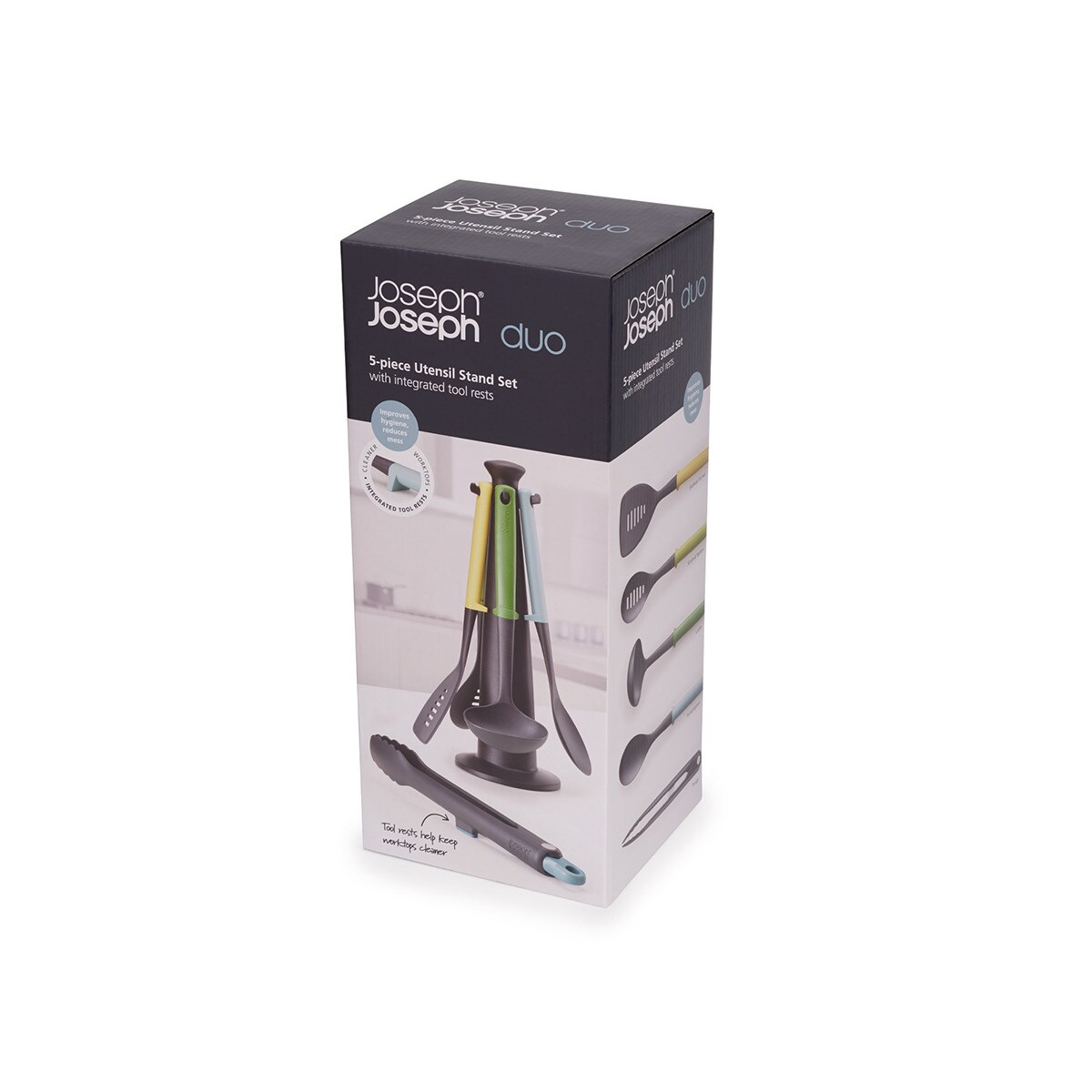 Set de utensilios con 5 piezas Duo Joseph Joseph Multicolor-11
