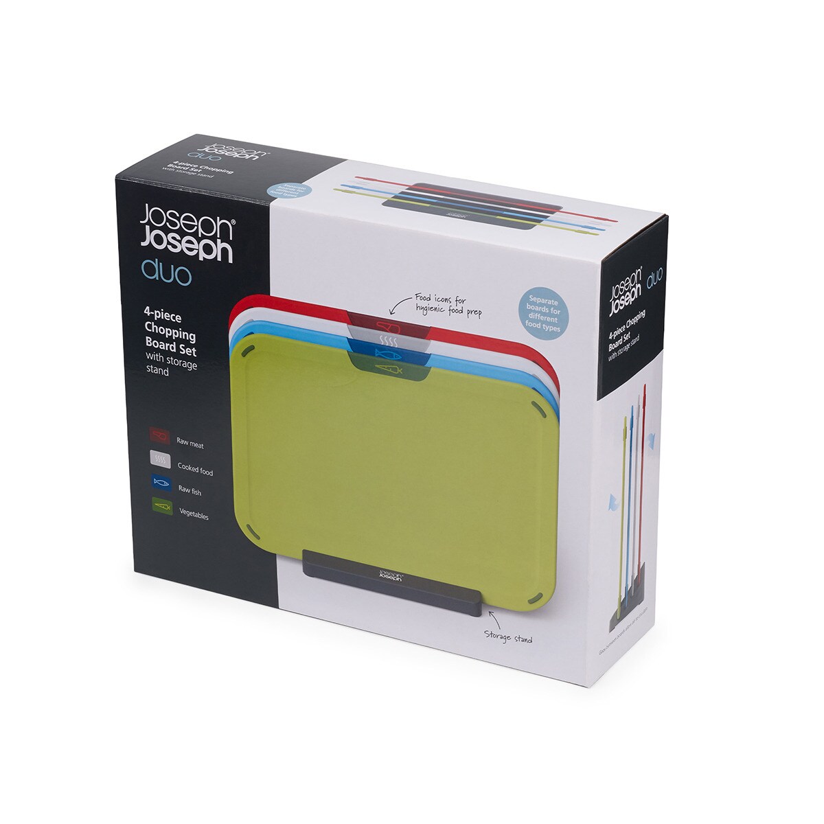 Set de 4 tablas de cortar Duo Joseph Joseph Multicolor-14