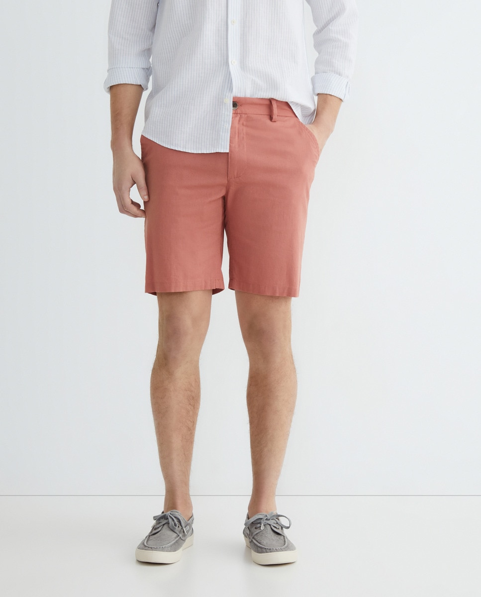 Bermuda chino con lino hombre · Unit · El Corte Inglés
