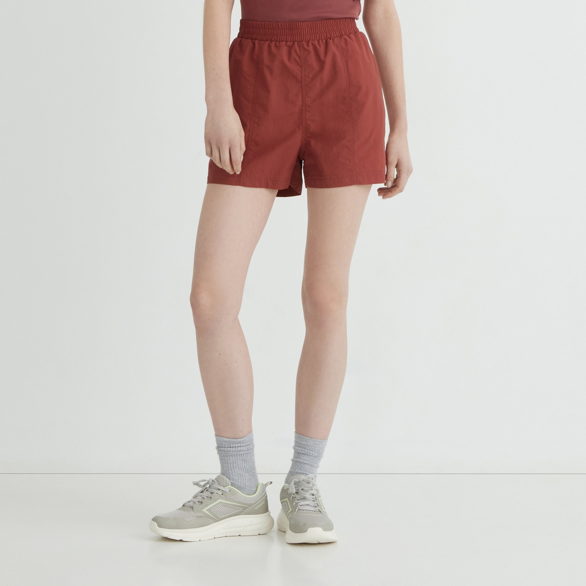 Pantalón corto senderismo mujer Marrón oscuro-2