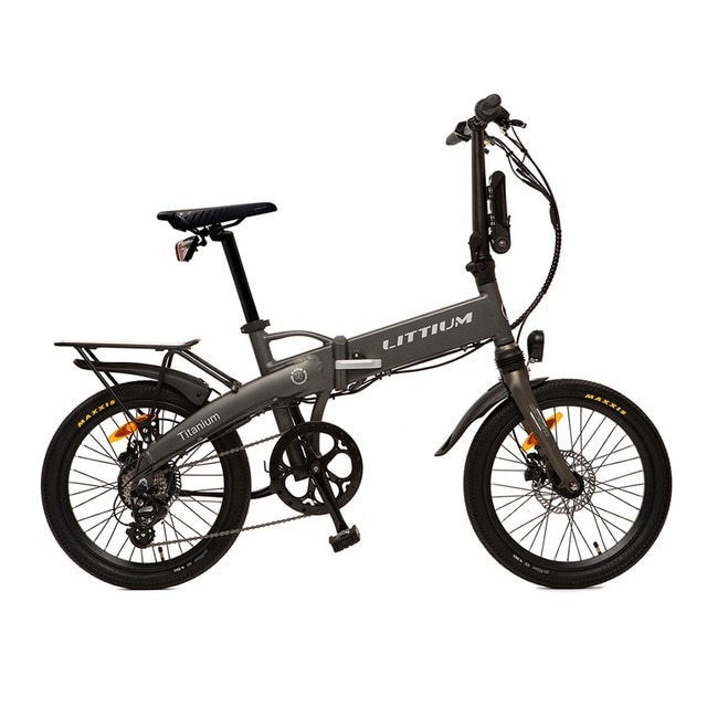 Imagem 0 de Bicicleta eléctrica dobrável Ibiza Titanium 14