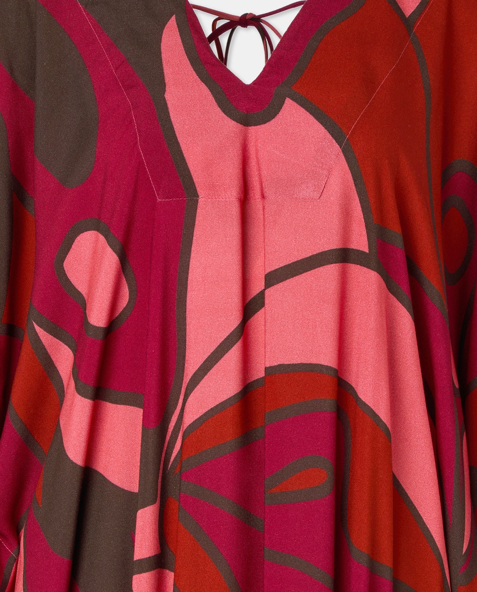 Kaftan com estampado floral 200 Rosa-3