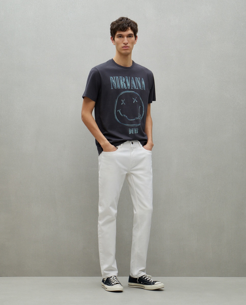 T-shirt Nirvana 830 Antracite-2
