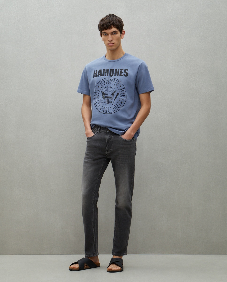 T-shirt Ramones 490 Petróleo-2