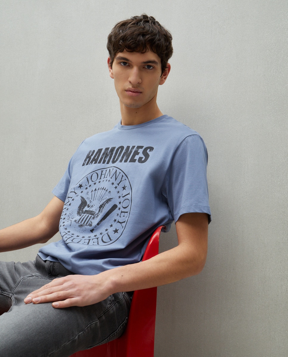 T-shirt Ramones 490 Petróleo-1
