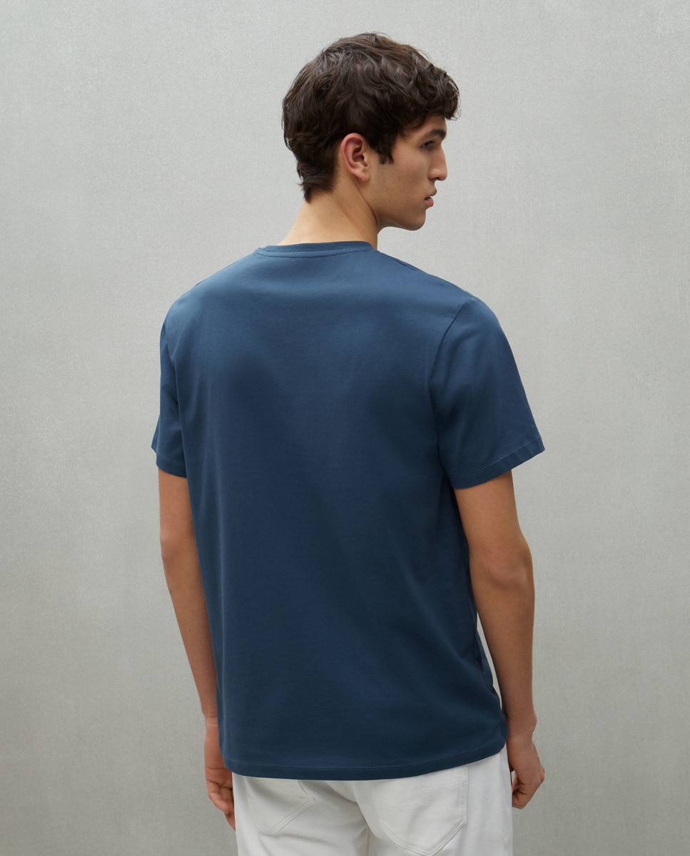 T-shirt Pink Floyd 430 Azul Escuro-3