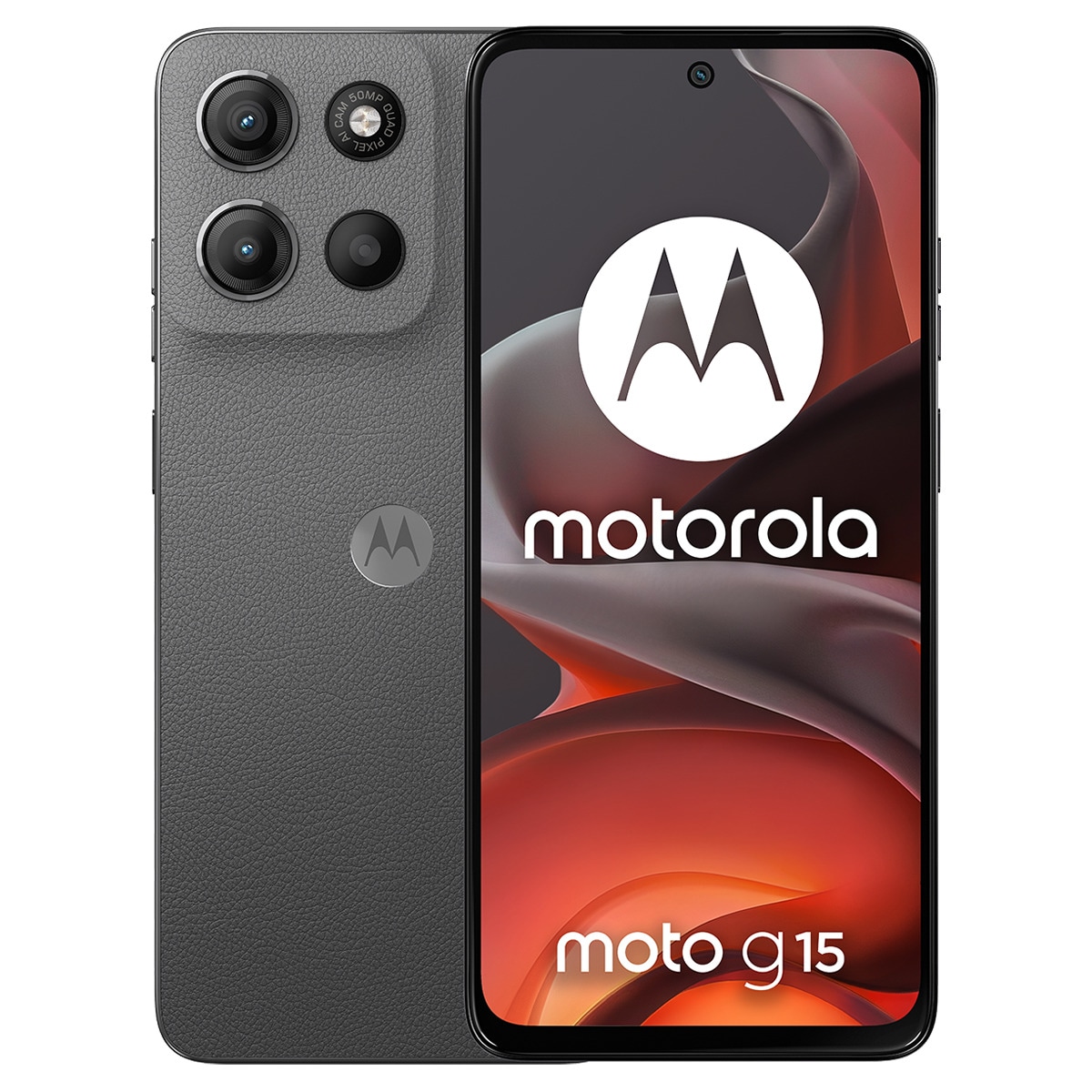 Smartphone Motorola Moto G15 8 GB + 256 GB Cinzento-escuro-1
