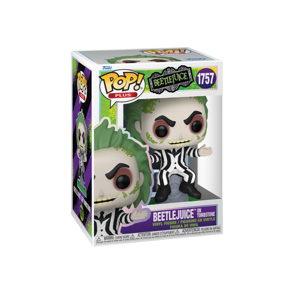 Figura Funko Pop Bitelchús sobre tumba Beetlejuice 2