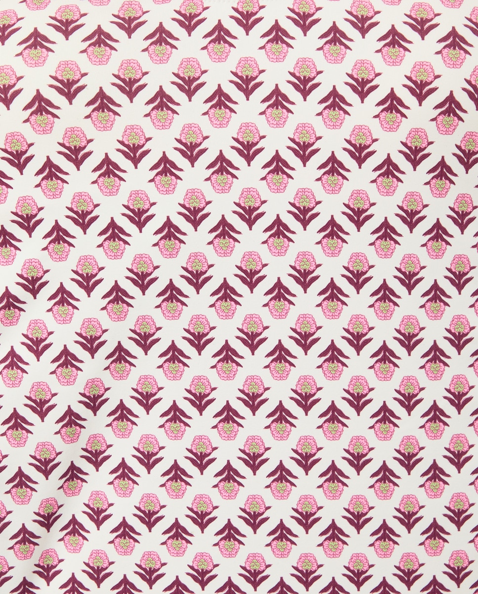 Fato de banho estampado 282 Malva-5