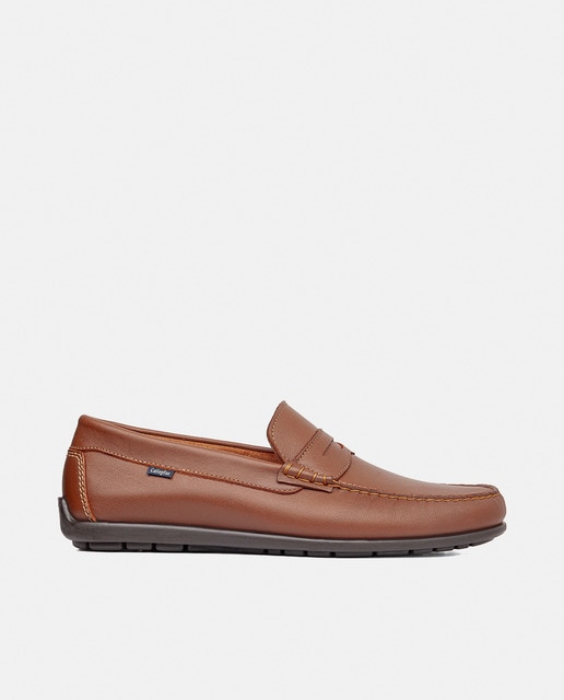 Imagen 0 de Mocasines de hombre de piel