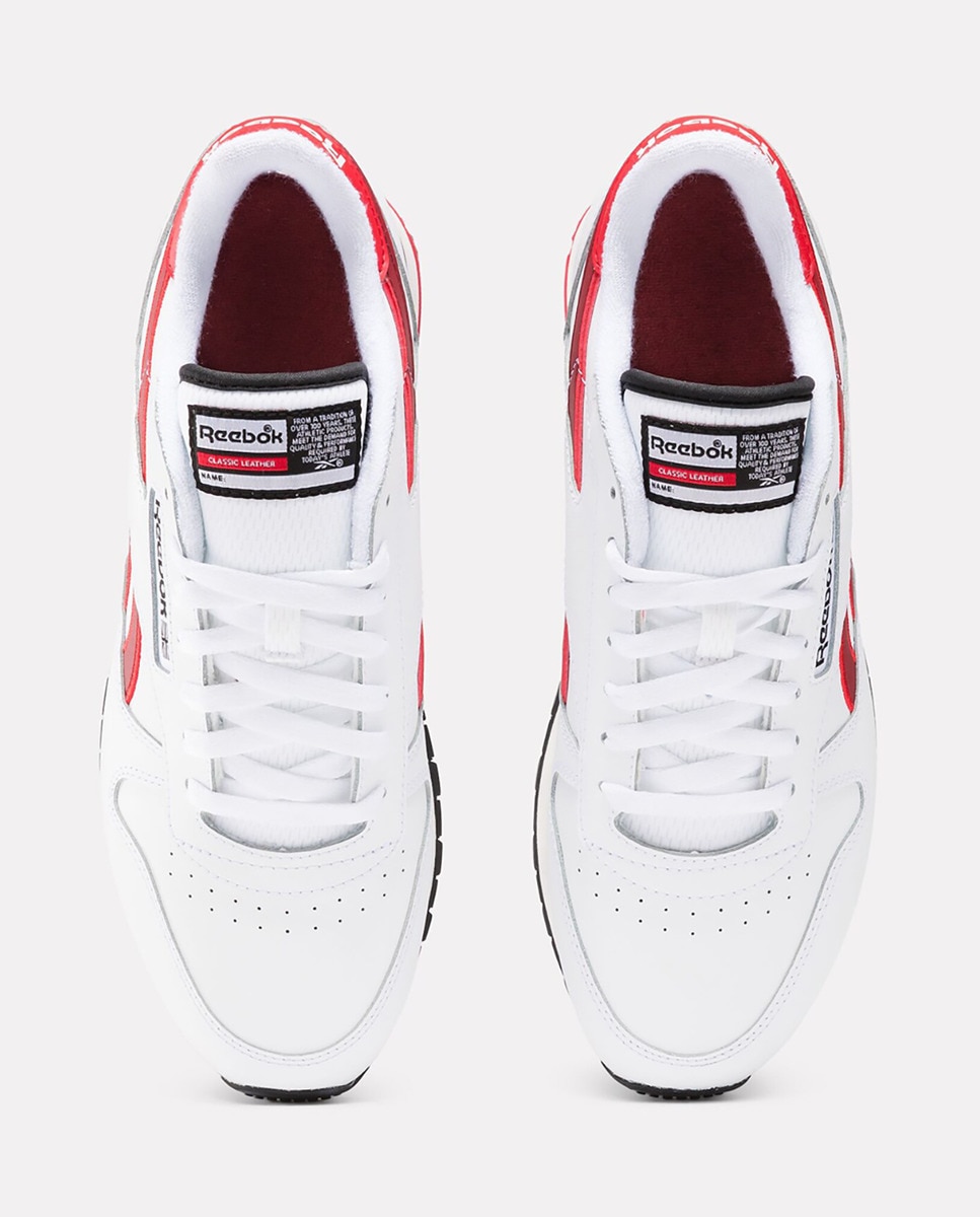 Imagen 3 de Reebok Classic Leather para Hombre - Blanco Blanco