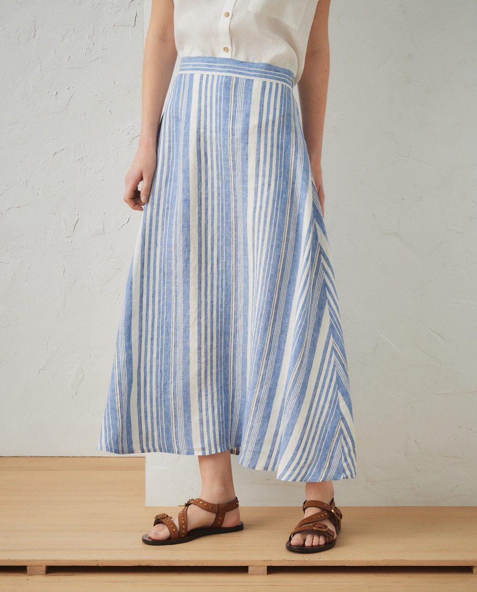 Saia Midi Azul-2