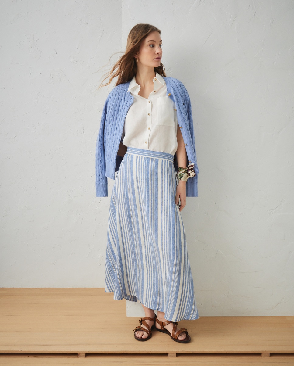 Saia Midi Azul-1