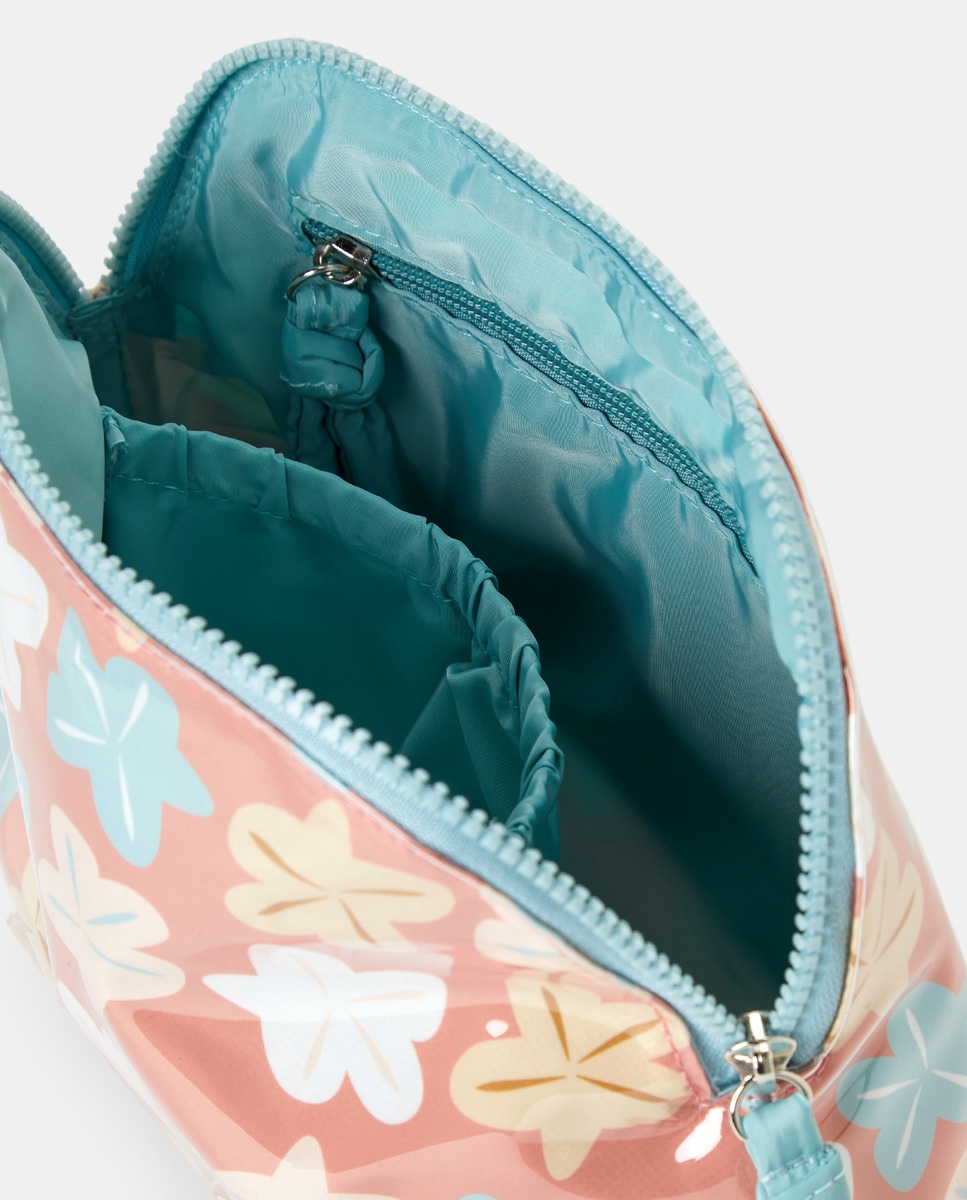 Nécessaire com Estampado Floral 630 Coral-3