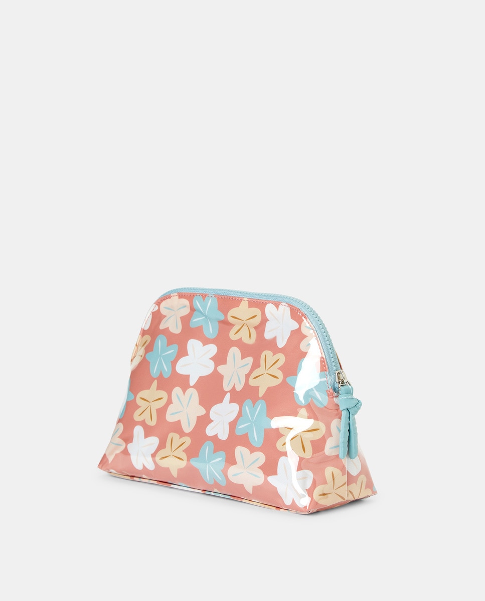 Nécessaire com Estampado Floral 630 Coral-2