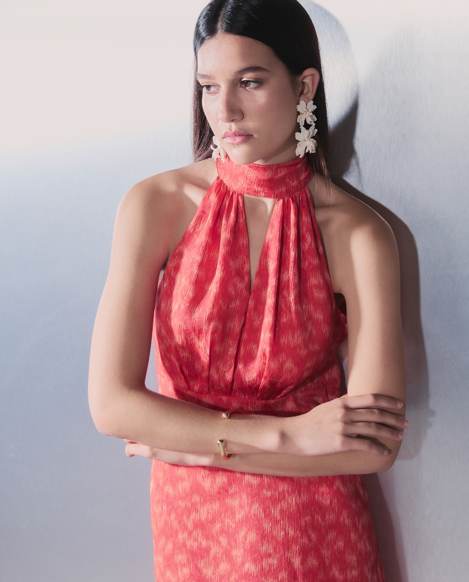 Vestido Rojo Vestidos Invitada Boda Tintoretto Mujer Tintoretto - Main Image