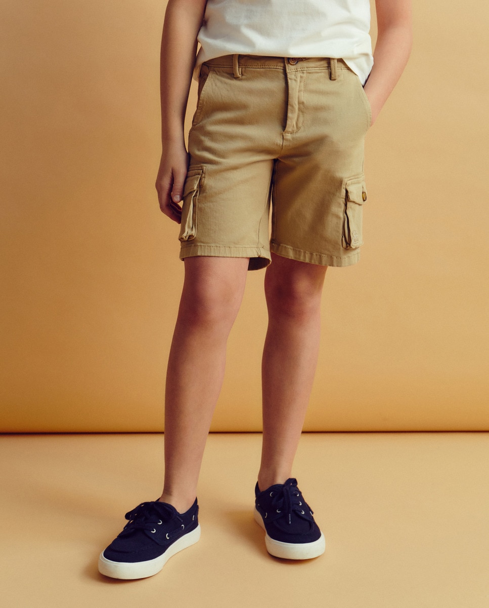 Bermudas Desportivas 730 Camel-2