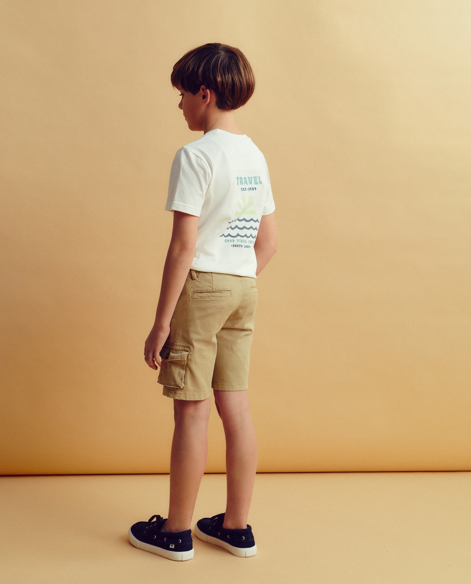Bermudas Desportivas 730 Camel-6