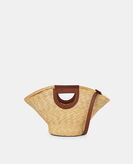 Imagen 0 de Bolso bandolera rafia pequeño.