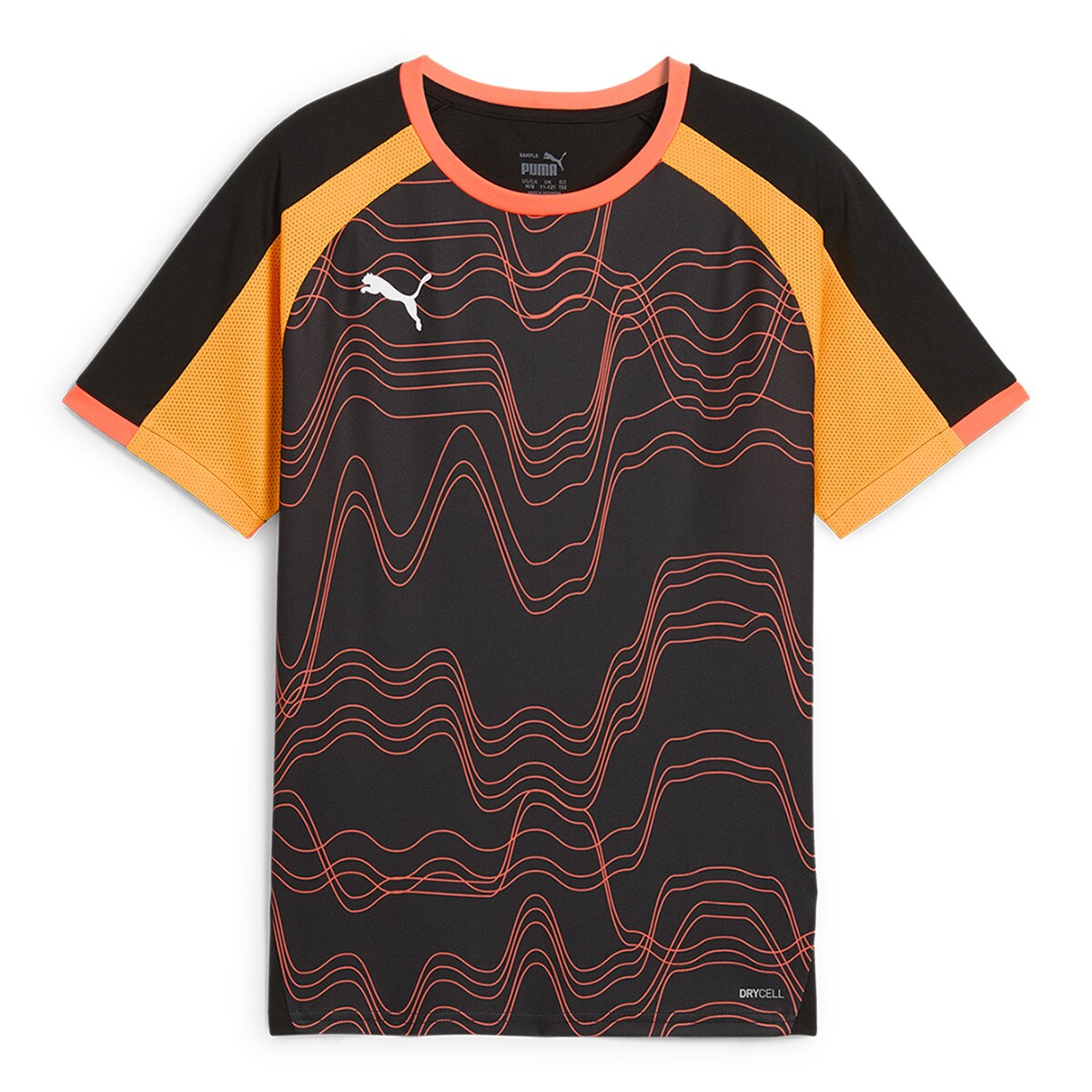 T-shirt de Criança individualLIGA Graphic Jersey jr Preto-4