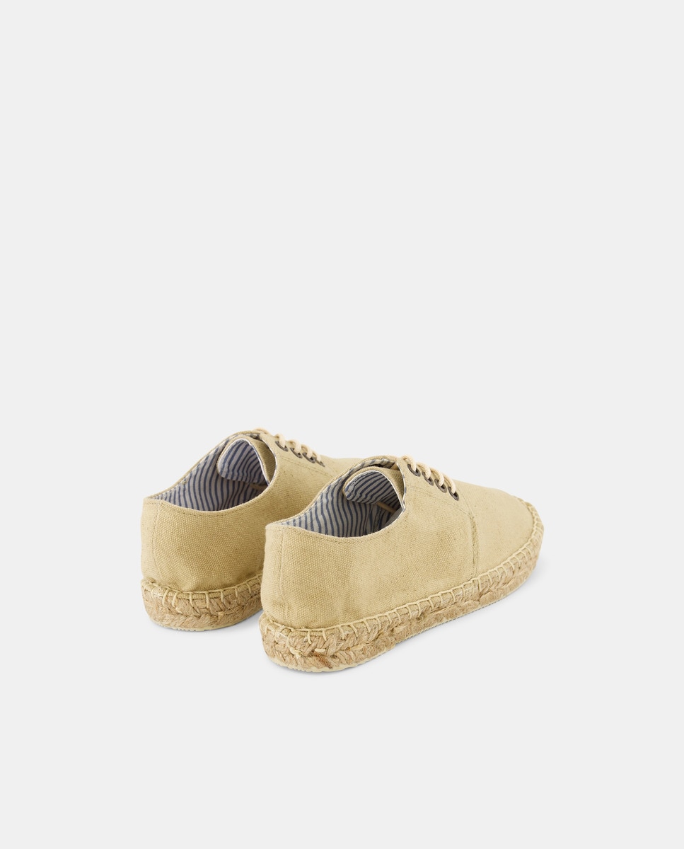 Zapato niño de yute efecto lavado Beige-3