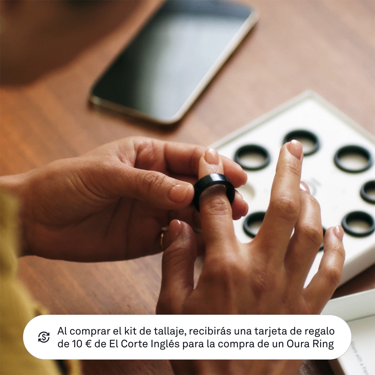 Oura Ring Gen 3 Sizing Kit Negro-5