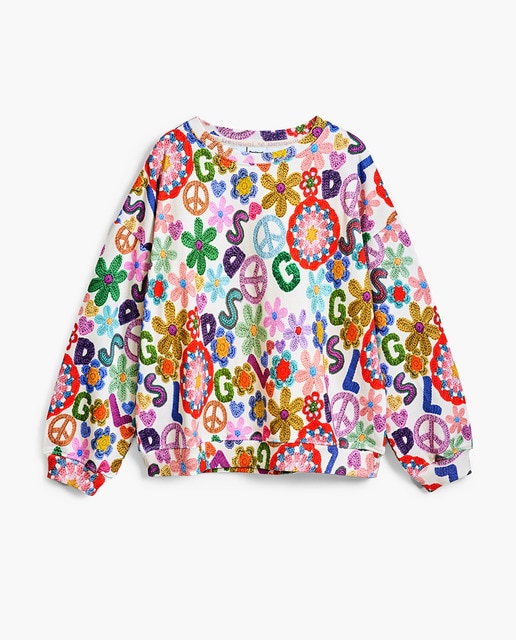Imagem 0 de Sweatshirt com Estampado Hippie