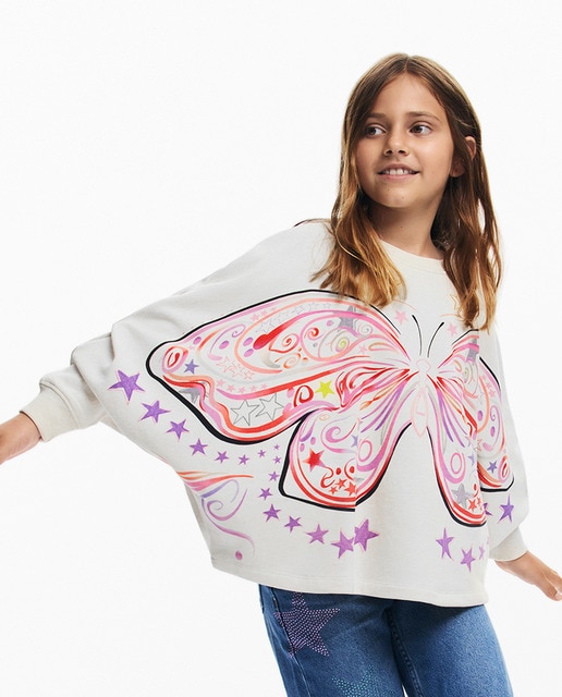 Imagem 0 de Sweatshirt com Borboleta