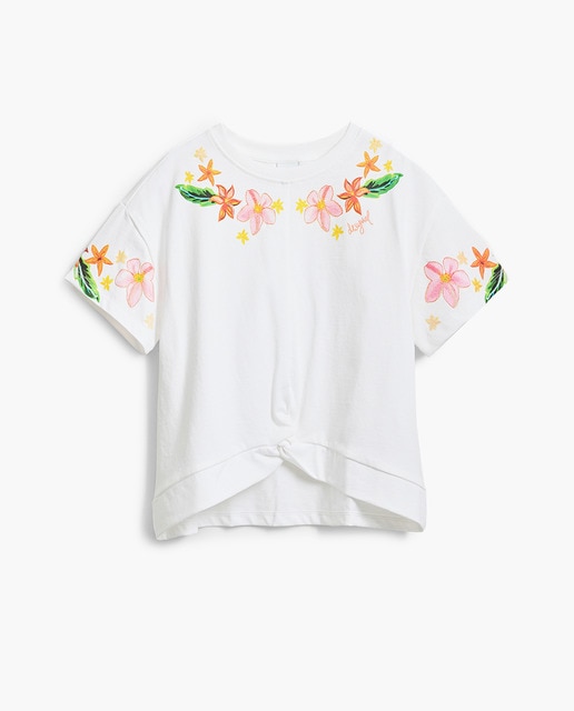 Imagem 0 de T-shirt com Nó Floral