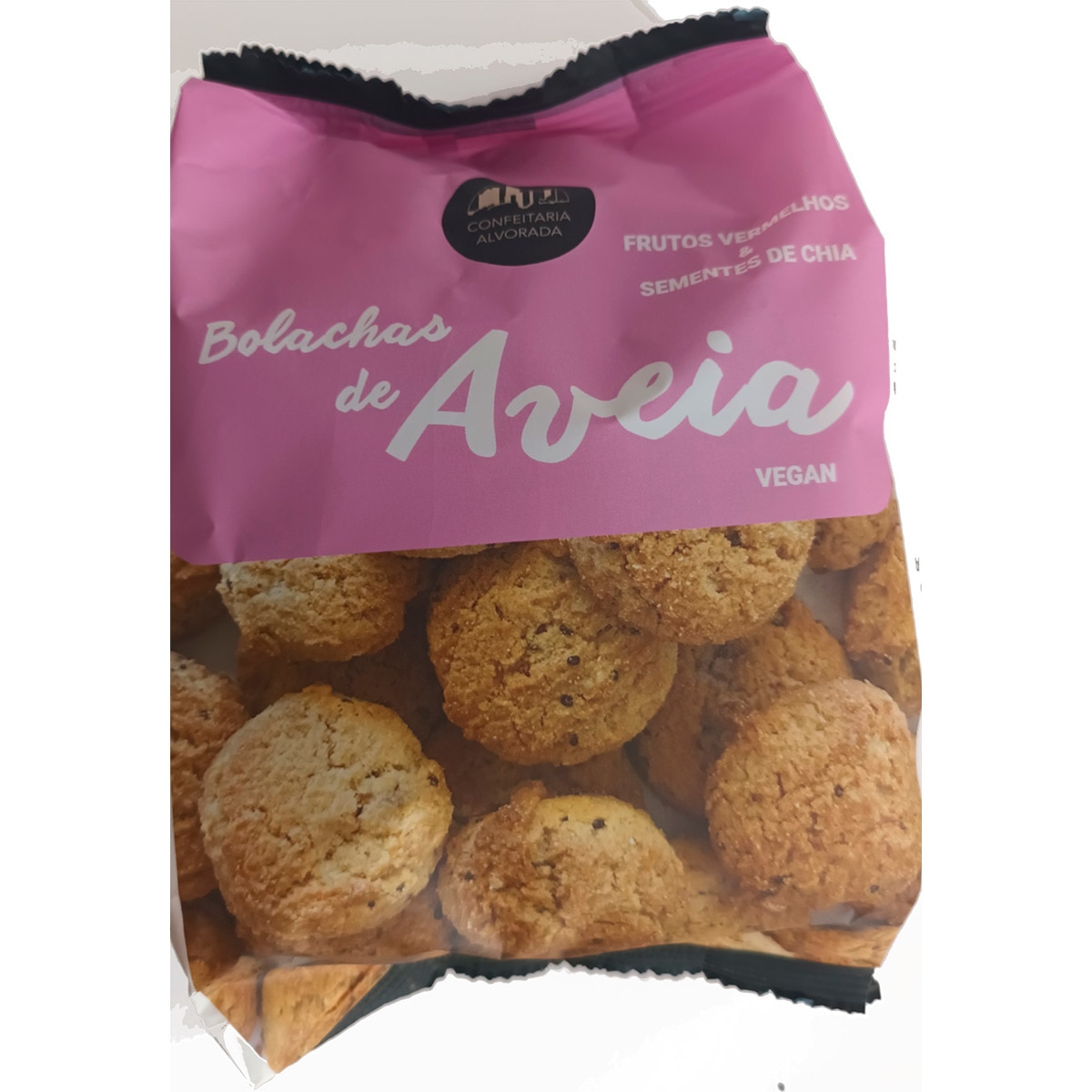 Biscoitos de Aveia e Frutos Vermelhos embalagem 175 g