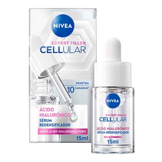 Sérum de Rosto Cellular Filler Redensificador embalagem 15 ml - Nivea