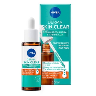 Sérum Facial Derma Skin Clear embalagem 30 ml - Nivea