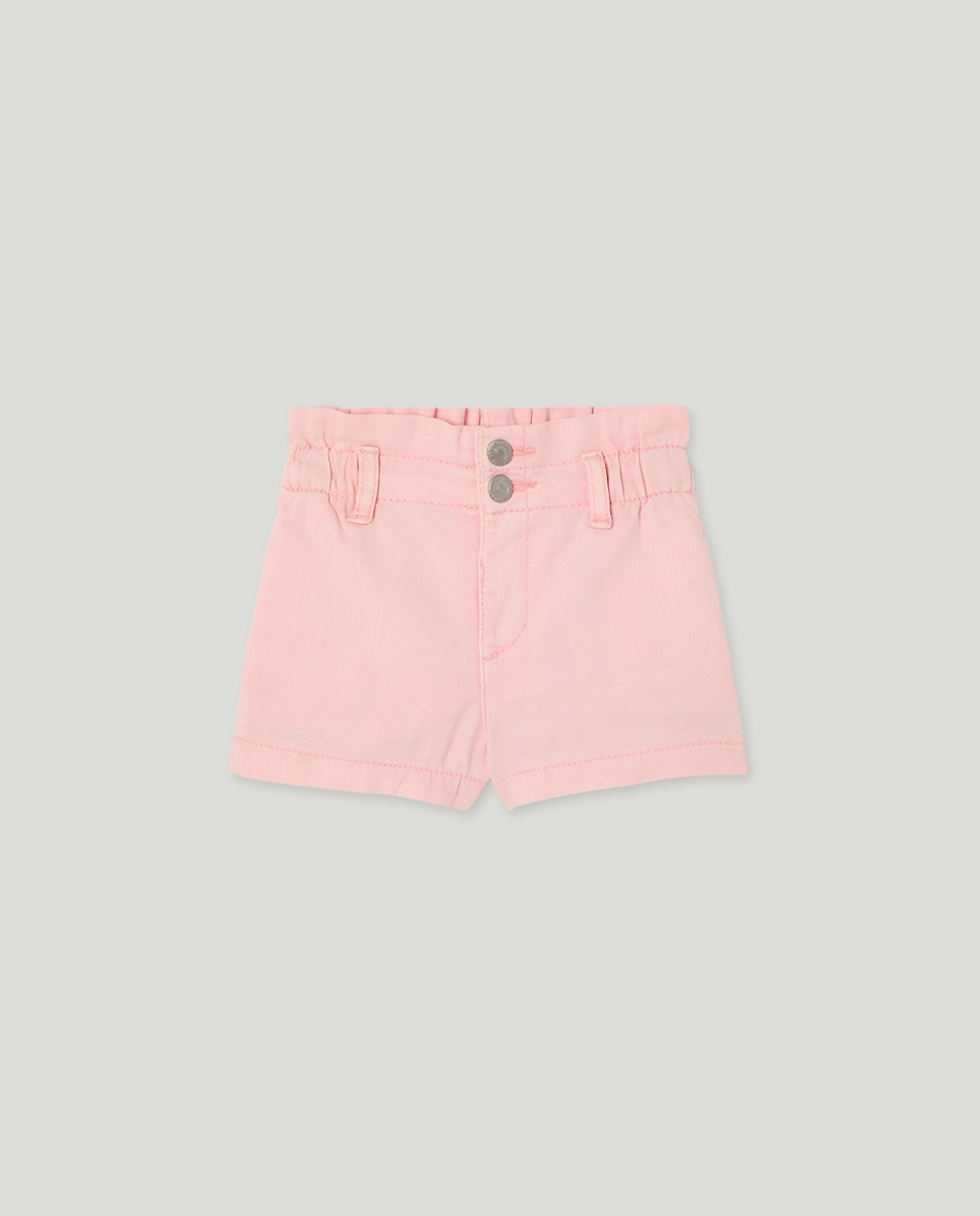 Short bebé niña color paperbag Rosa-1