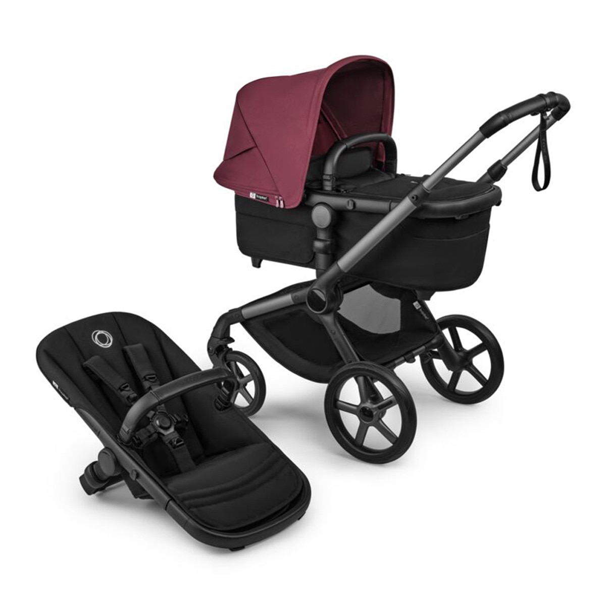 Carrinho de Bebé Bugaboo Fox 5 Renew Preto-1