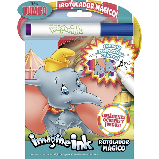Imagem 0 de Dumbo. Rotulador mágico: Libro para colorear y de actividades con rotulador mágico (Capa mole)
