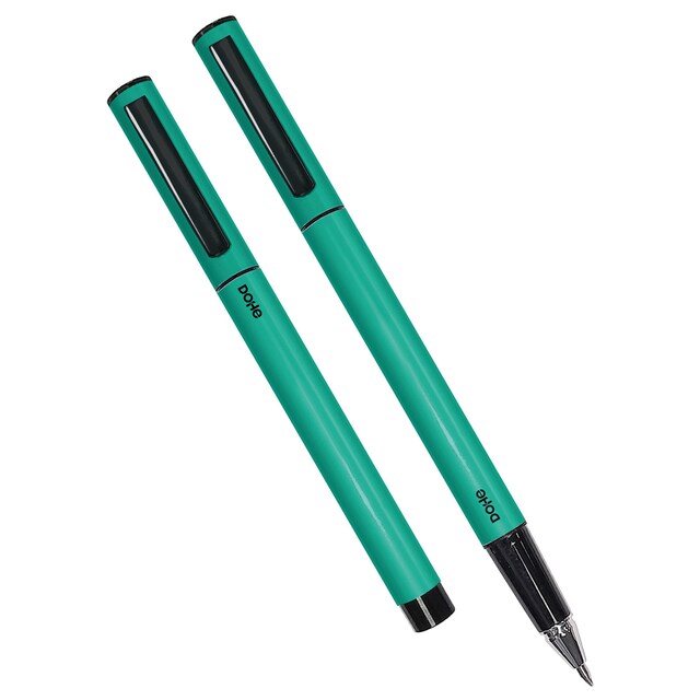 Imagen 0 de Bolígrafo de tinta de gel azul modelo Elipse marca Dohe color esmeralda.